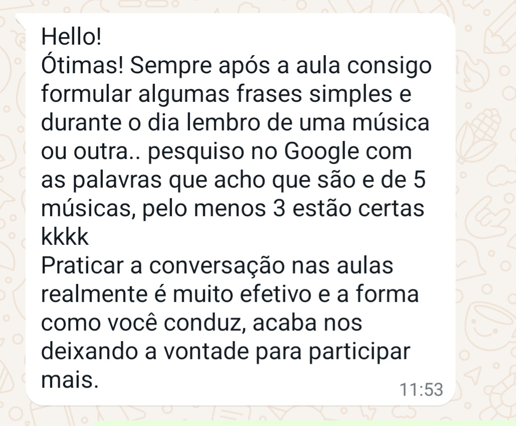 Depoimento Thayse